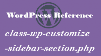 wp-includes class-wp-customize-sidebar-section.php