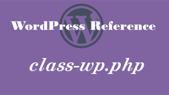 wp-includes class-wp.php