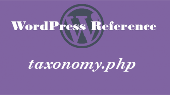 wp-includes taxonomy.php